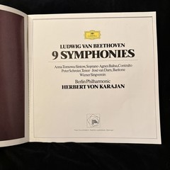 BEETHOVEN Symphonies Complete – KARAJAN, Berlin – DG ST 8LP BOX 1977