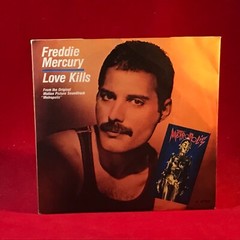 FREDDIE MERCURY Love Kills 1984 UK 7″ vinyl single Metropolis Giorgio Moroder 45