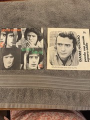 Gianni Nazzaro 2 Italian 45 RPM Lot w/ Picture Sleeves CGD 1972 1974 VG+