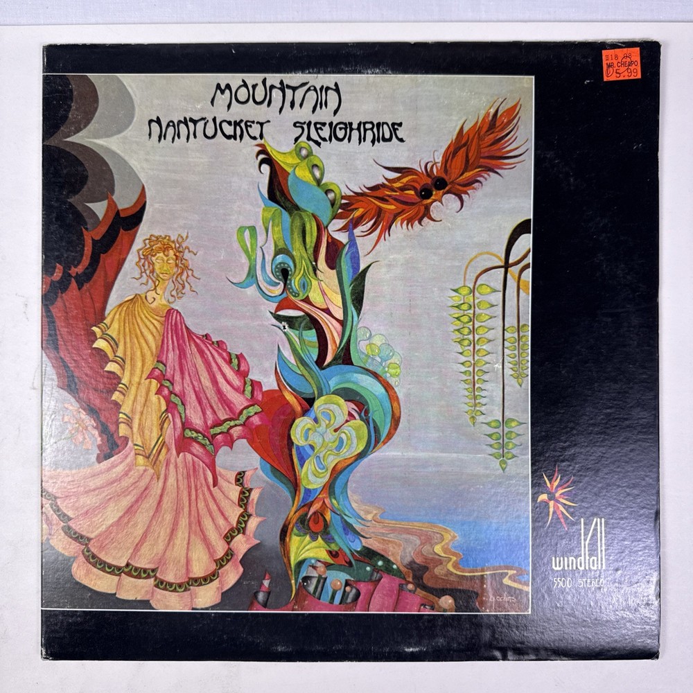 Mountain ‘Nantucket Sleighride’ Windfall Vinyl LP 5500SB 1971. M-