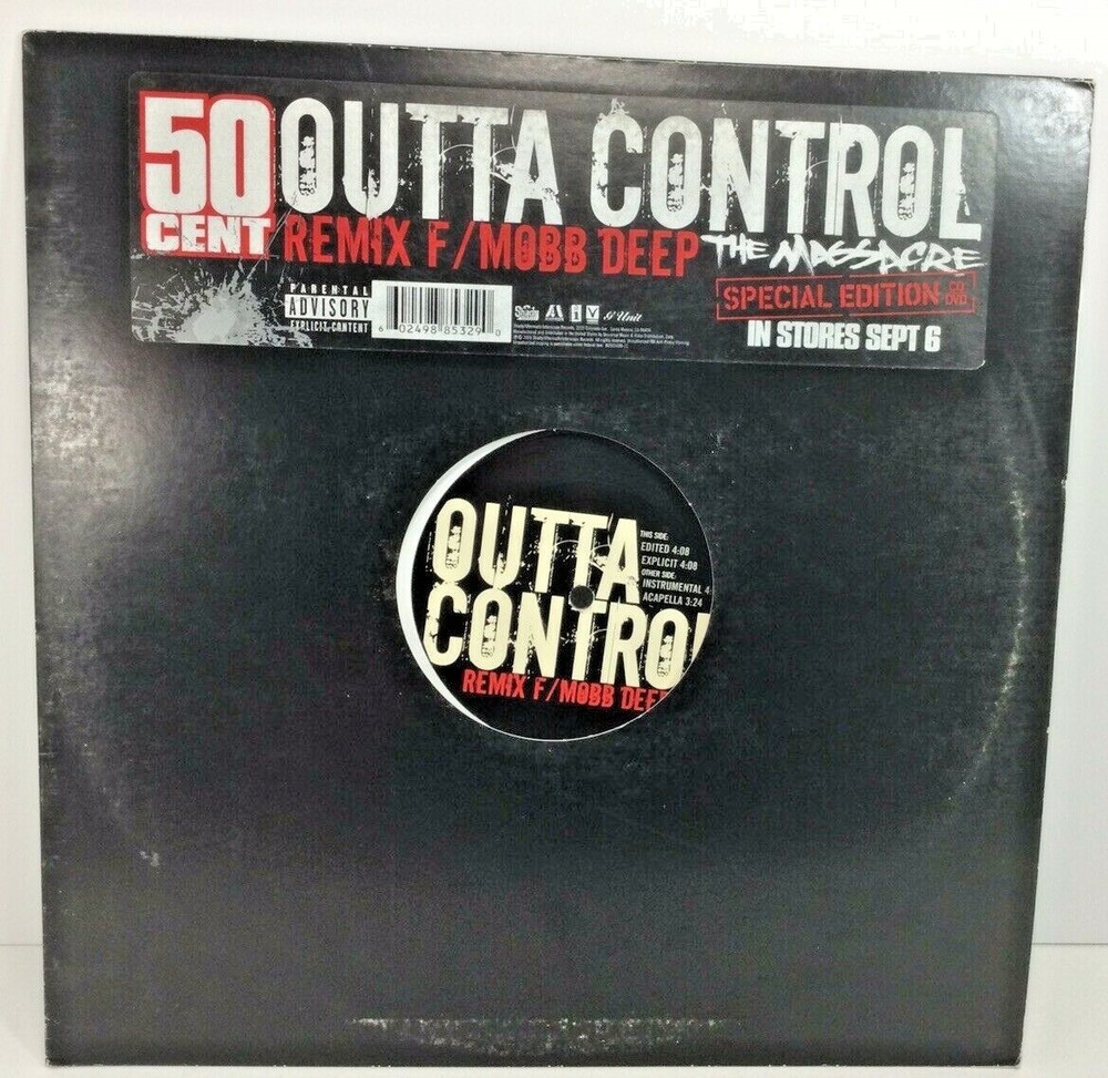50 Cent Outta Control Remix F/Mobb Deep The Massacre Special Edition LP