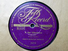 FREDY PULVER – A Der Lutschene / D’r Bierhus-Schettisch 78 rpm disc (A+, SWISS)