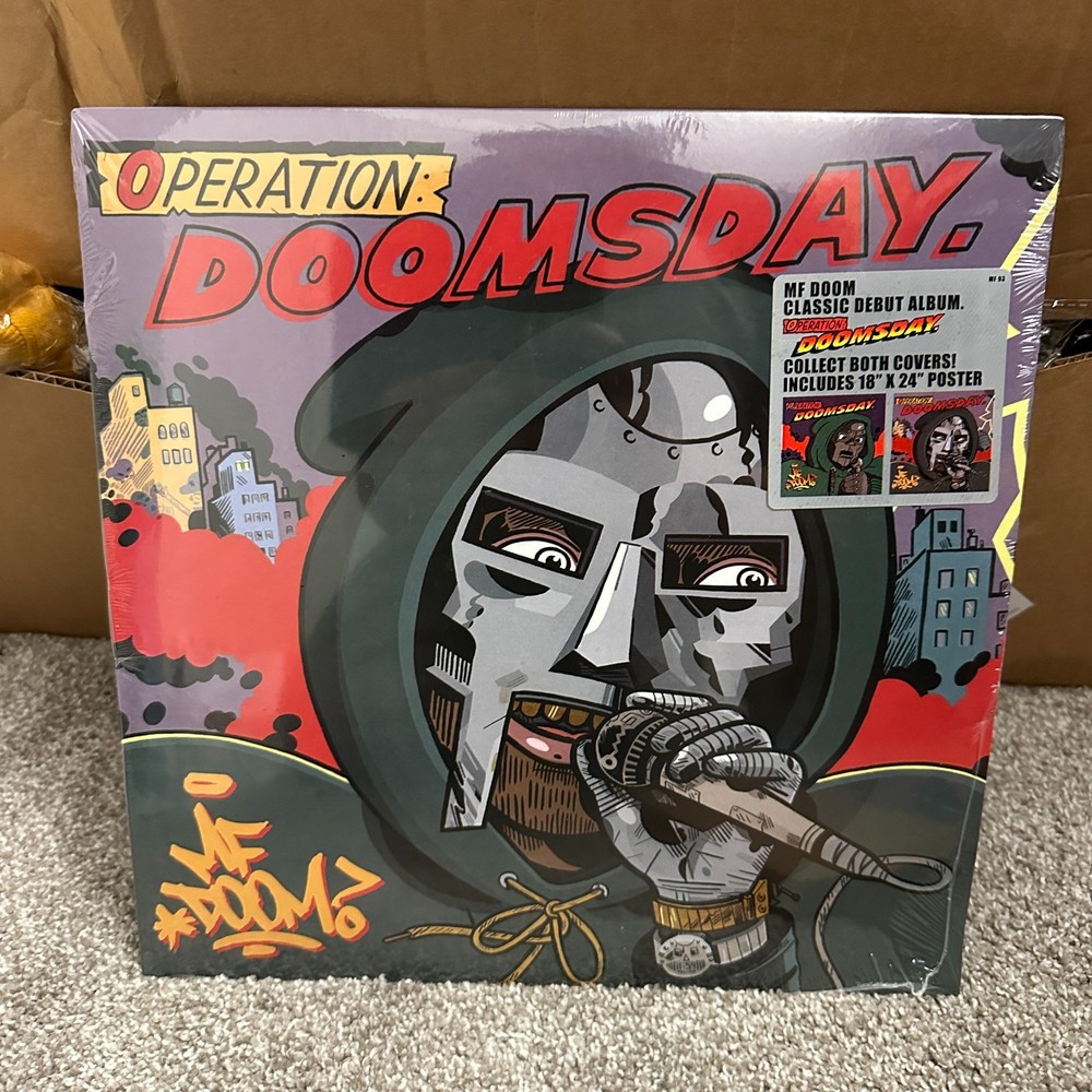 MF DOOM Operation Doomsday Vinyl 2XLP Original Cover – Includes 18×24 Poster
