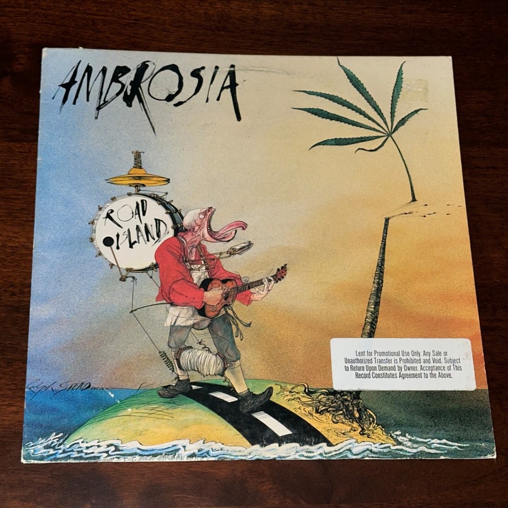 Ambrosia Road Island 33 rpm Promo Record 1982 Ex Vinyl Prog Rock LP 12″