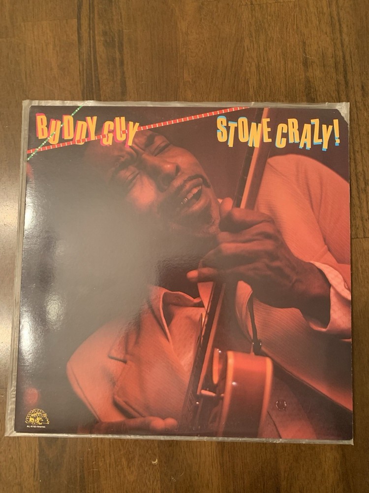 BUDDY GUY LP Stone Crazy 1981 Alligator blues vinyl