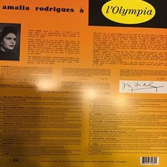 Amalia Rodrigues – Amalia A L’Olympia 180g HQ [LP] (vinyl)