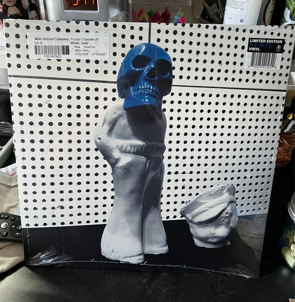 SEALED Jack White-Frozen Charlotte-Ltd Ed Record Store /Indie-Ice Blue Vinyl LP