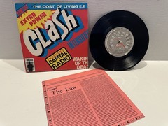 THE CLASH THE COST OF LIVING E.P. 7″ 45 RPM VINYL VG+ 1979 UK PRESS