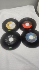 Lot of 4 Vintage 7-inch 45 RPM Vinyl Records (Phil Collins, Carol Douglas, B.T.