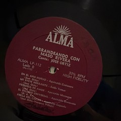 Maso Rivera y sus Tipicos Parrandeando Vinyl LP Puerto Rico Jibaro Folk Ansonia