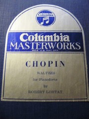 1930 ROBERT LORTAT PIANO CHOPIN 14 WALTZES Valses Complete Columbia Set M-171