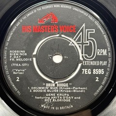 Gene Krupa Featuring Anita O’Day & Roy Eldridge – Drum Boogie 7inch Vinyl Record