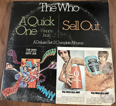 A Quick One/Sell Out by The Who original 1973 release double vinyl LP