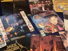 Vinyl Record Lot Pop/Rock 1980s Linda Ronstadt, MJ, Dionne Warwick Atlantic