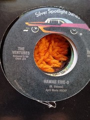 The Ventures, Hawaii Five-O / Walk-Don’t Run, 1964 ~ Silver Spotlight 45 +sleeve