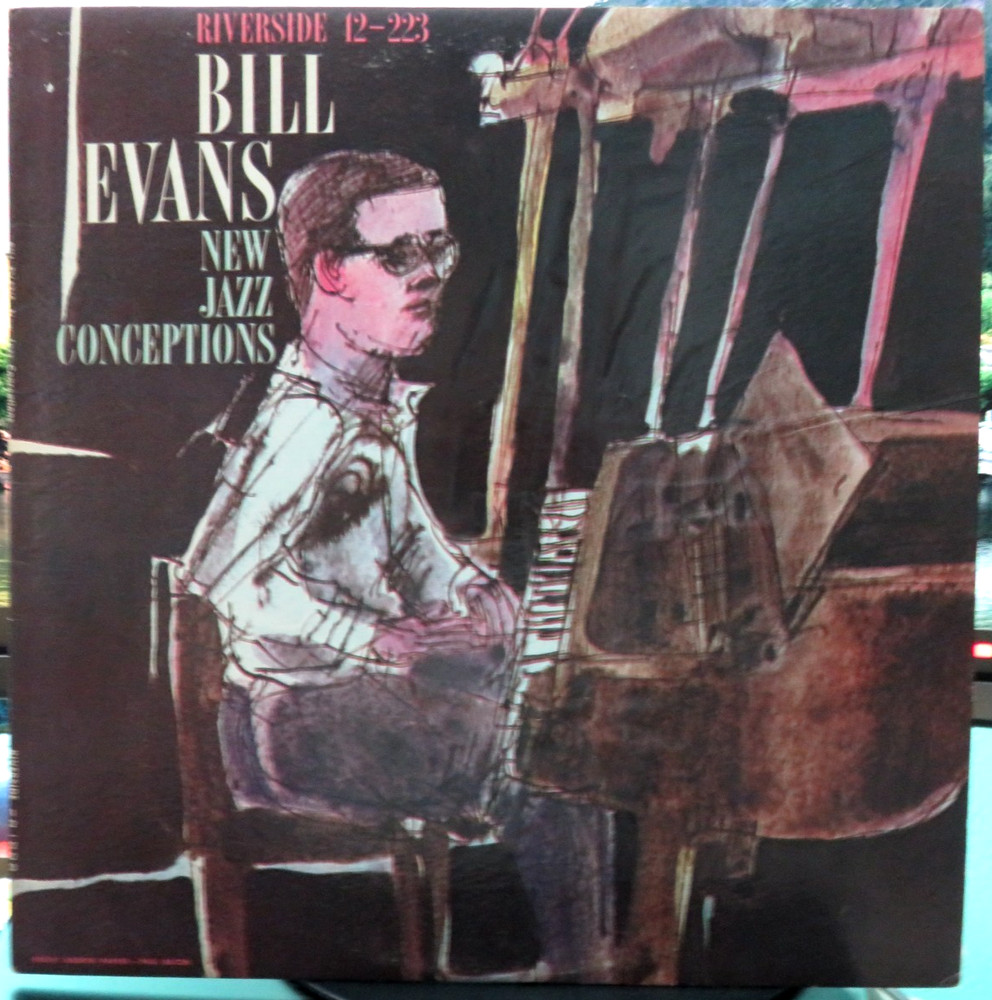 BILL EVANS ~ NEW JAZZ CONCEPTIONS (1957)/1965 RIVERSIDE (RLP 12-223) REISSUE LP