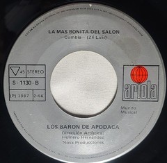 MEXICAN CUMBIA 45 Los Barron De Apodaca RECORDANDO A MARIA 1987 Ariola VG++