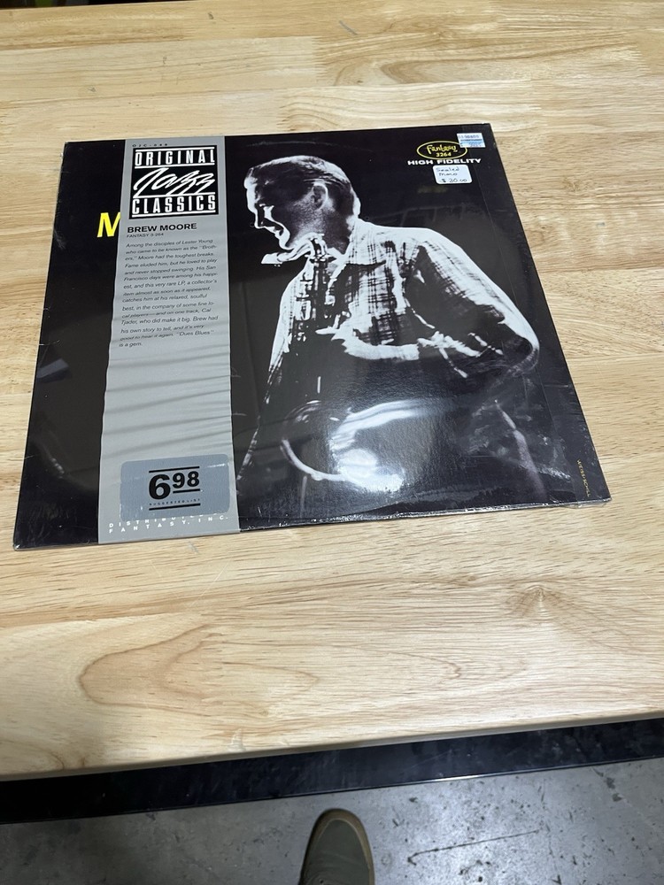 Sealed, Brew Moore Self Titled LP. OJC-049. Reissue. 3-264