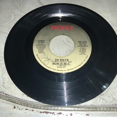 Run DMC – 30 Days, 1984 US, Profile Records, 45 RPM