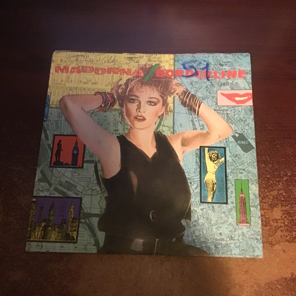 BORDERLINE 7 “ VINYL SINGLE MADONNA POP BIRTHDAY CHRISTMAS