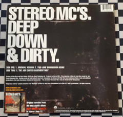 Deep Down & Dirty 12″ by Stereo MC’s vinyl 2001 VG+ 314-572 958-1 Island Def Jam