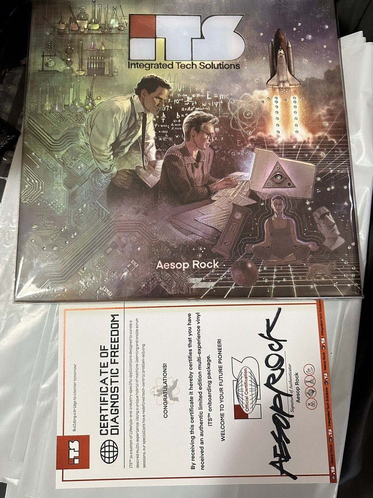 AESOP ROCK Integrated Tech Solutions Orange Multi-Experience Vinyl [SHIPS NOW!]