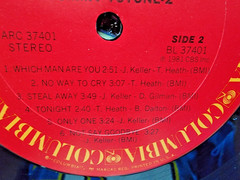 Tommy Tutone — 1981 CBS 37401 Vinyl LP – w/ 867-5309/Jenny, Play Graded EX