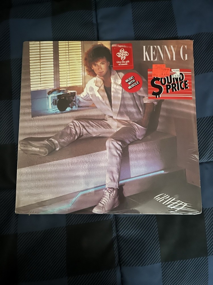 Kenny G – Gravity [with hype stickers] New and Rare-Vinyl LP Album -SEALED