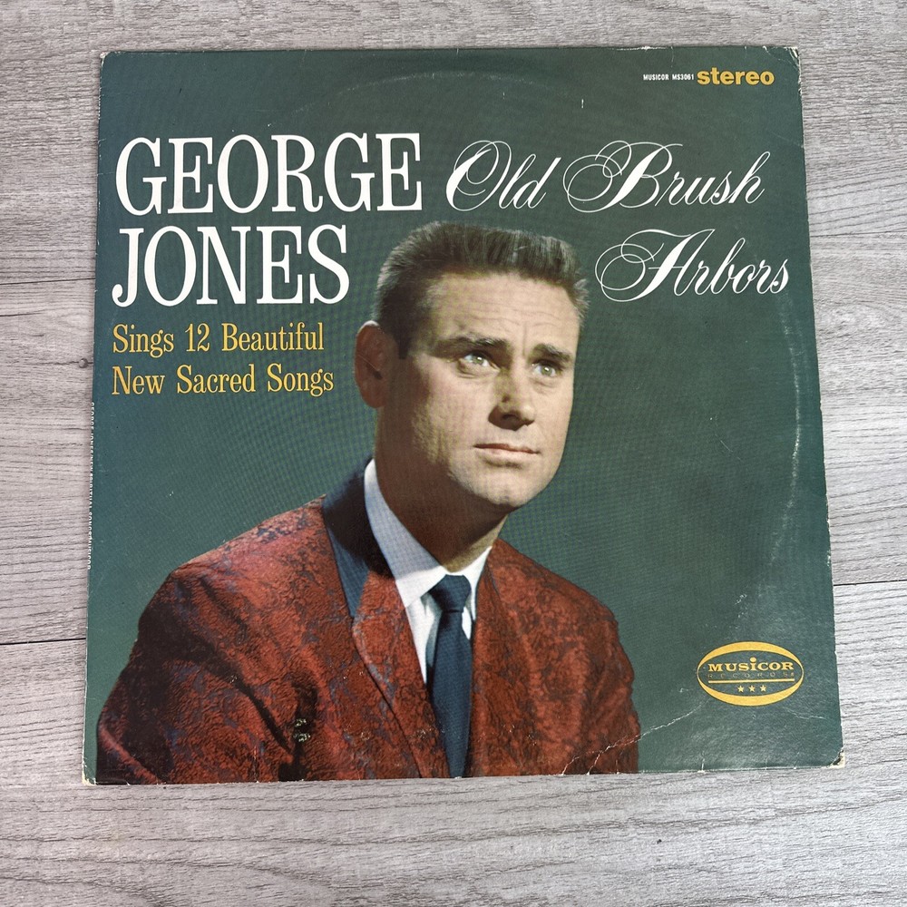 George Jones Old Brush Arbors 1966 LP Musicor Records MS 3061