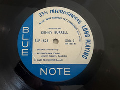 Introducing Kenny Burrell Blue Note 1523 LP Lexington RVG 9M Tommy Flanagan VG+