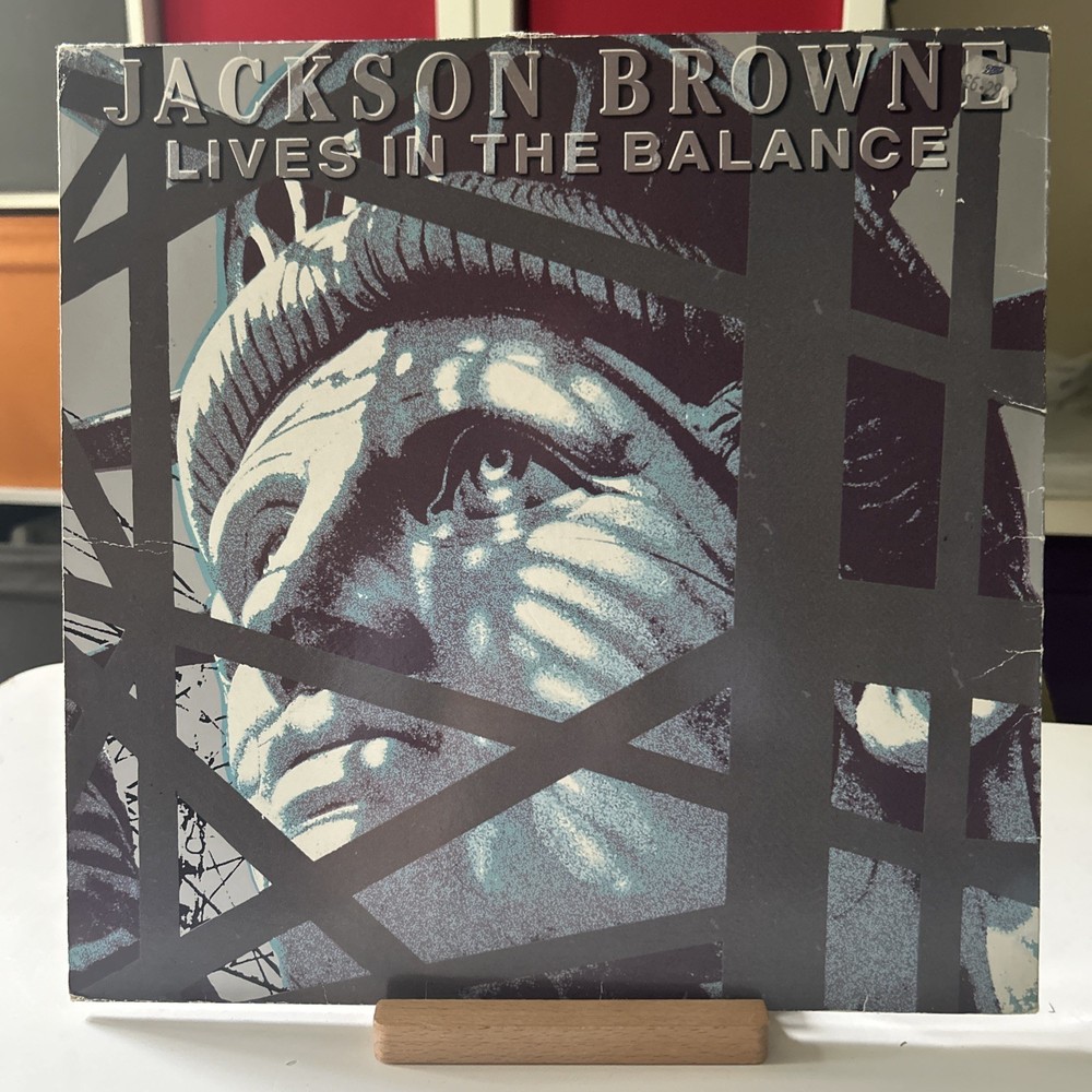 JACKSON BROWNE – Life In The Balance – UK Vinyl LP – 1986 VG+/VG+