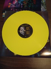 Iron Maiden Somewhere In Time Yellow Vinyl With Lenticular Insert NM