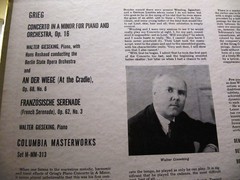 1937 Hans ROSBAUD Walter GIESEKING GRIEG Piano Concerto COLUMBIA M-313 Berlin