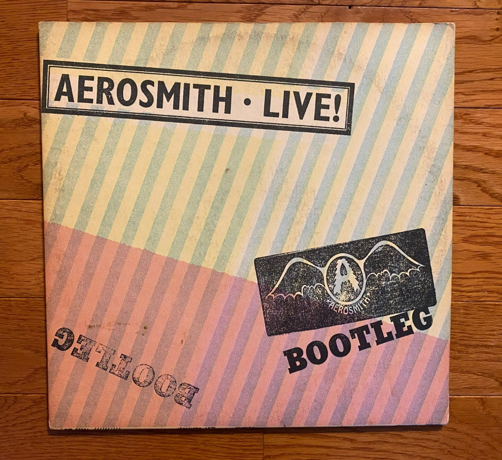 Aerosmith – Live Bootleg 2-LP Columbia PC2 35564 1978 Pressing W/ Poster
