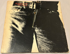 The Rolling Stones Sticky Fingers Real Zipper Andy Warhol Cover Vintage Vinyl