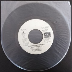 BOWIE & JAGGER – Dancing In the Street 2 Japan Import 45s White PROMO + Regular