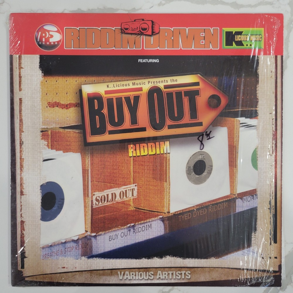 Various – Buy Out – Reggae Compilation Vinyl LP – 2001 – VP Records VPKLRL 2174