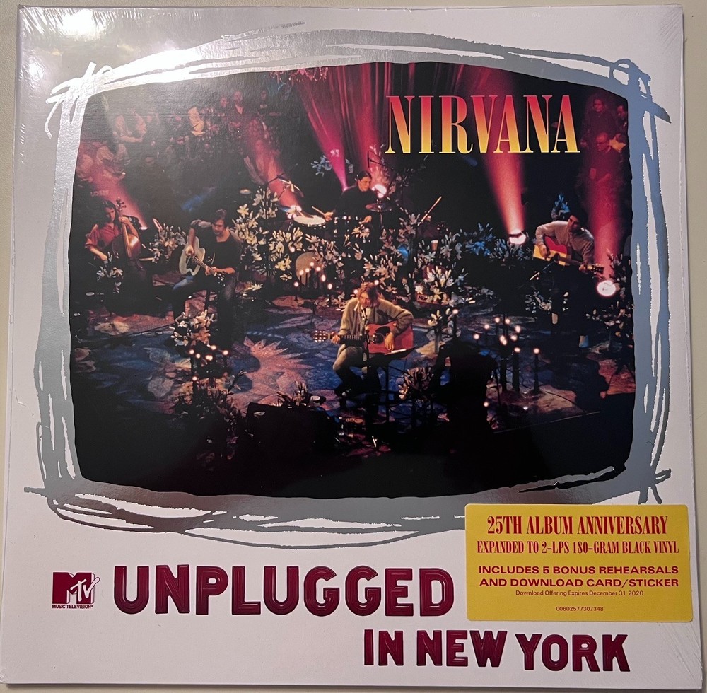 NIRVANA LIVE MTV UNPLUGGED IN NEW YORK 25TH ANNIVERSARY LIMITED VINYL NEW SEALED