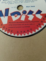 V Disc #424A Muggsy Spanier Good+ EP Vinyl