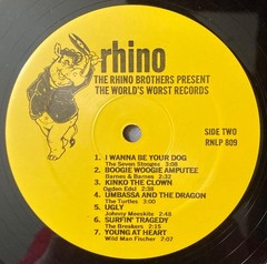 V/A The World’s Worst Records! 1983 LP on Rhino #RNLP 809 Wild Man Fischer etc