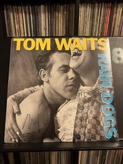 Sealed Signed Original Tom Waits Rain Dogs Autographed Marc Ribot Island 1985
