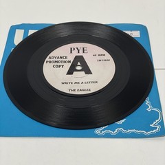 The Eagles Write Me A Letter 7” Promo Single Vinyl Record 45rpm Wishin And Hopin