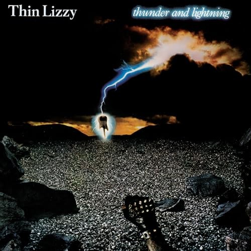Thin Lizzy Thunder And Lightning (Metallic Gold Vinyl/Limited Edition) Records &