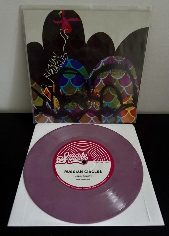 Russian Circles-Upper Ninety 7” Purple Vinyl Botch TAAS Pelican Isis