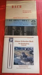 Johann Sebastian Bach Set Of 3 Vinyl LPs