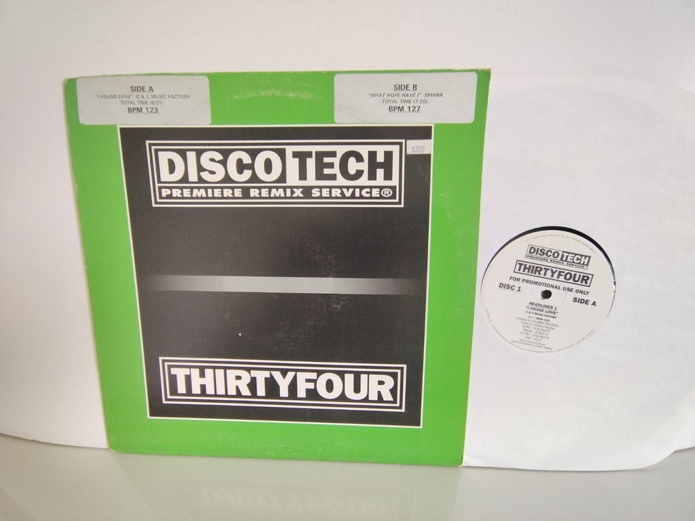 V/A – „DISCOTECH THIRTY FOUR“ / DISC 1 ONLY! / C & C MUSIC FACTORY ~ SPHINX 1995