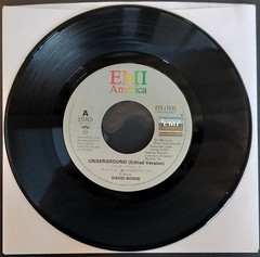 DAVID BOWIE – Underground – (2) Japan Import 45 Releases – White PROMO + Regular