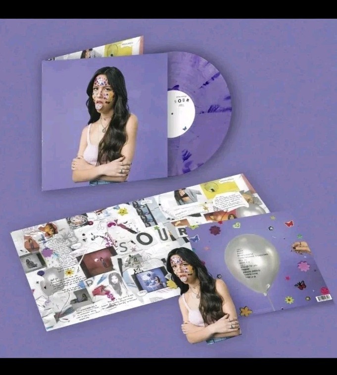 Olivia Rodrigo Sour LP Vinyl IVC Club Edition #550/3000 Purple Marble In Hand