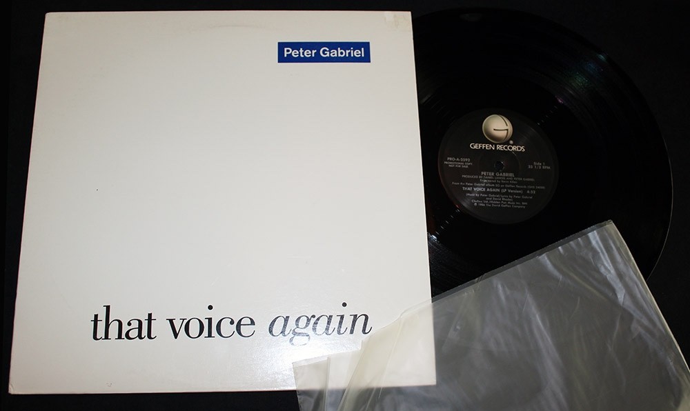 Peter Gabriel-That Voice Again-Both Sides-Geffen PRO-A-2592-VTG ’86 DJ 12 P/S-NM