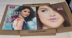SELENA GOMEZ SCENE Kiss & Tell LP PINK SPLATTER VINYL YEAR WITHOUT RAIN ICE BLUE